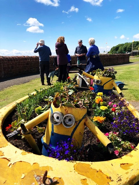 Ramblers and Minions at East Wemyss
