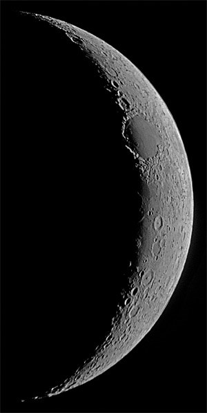 Crescent Moon - Mare Crisium 