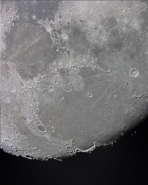 Mare Imbrium Region of the Moon
