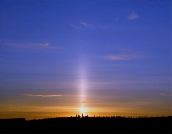 Sun Pillar 19/03/2005 - Eric Walker