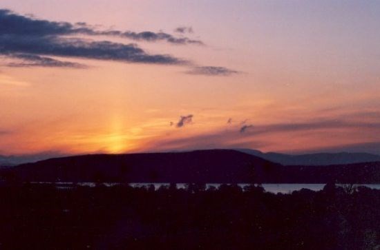 Sun Pillar from Inverness (date unknown) - Les Gamble