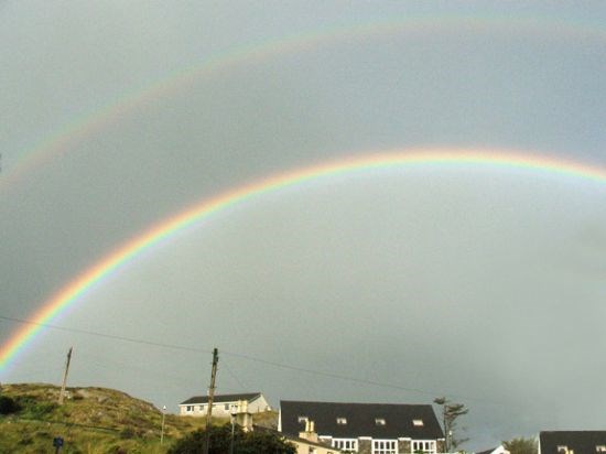 Double Rainbow Isle of Harris 'summer' 2006 - Les Gamble
