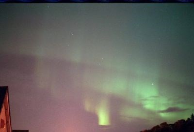 Aurora over Inverness autumn 2003