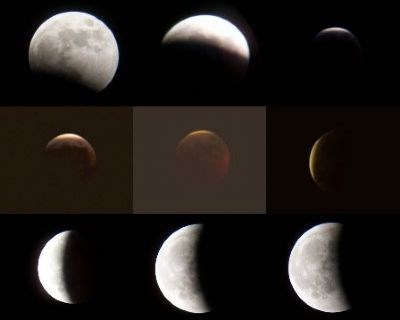 Beginner's Moon Eclipse Montage 03/03/07 - Margaret Greenhow