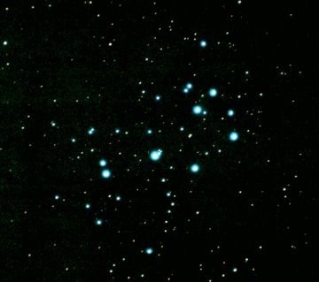 M45: The Pleiades  09/2002 - Maarten de Vries