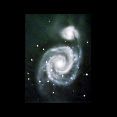 M51 and NGC 5195 13/04/07 - Eric Walker