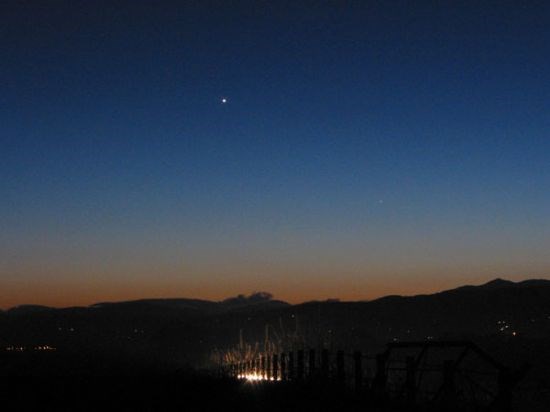 Venus and Mercury 7th February 2007