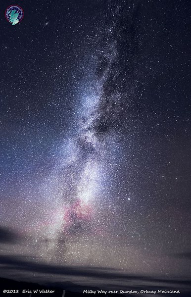 Milky Way over Quoyloo, Orkney Mainland