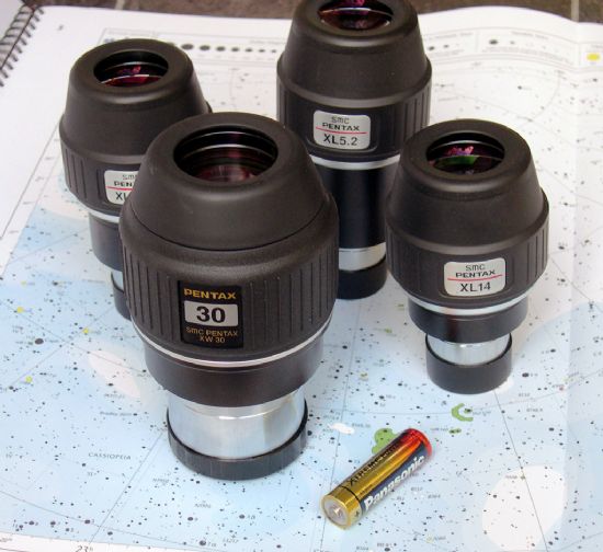 XW30 and other Pentax eyepieces