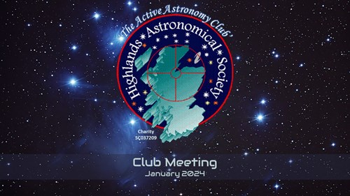HAS Monthly Club Meeting - 16th January 2024