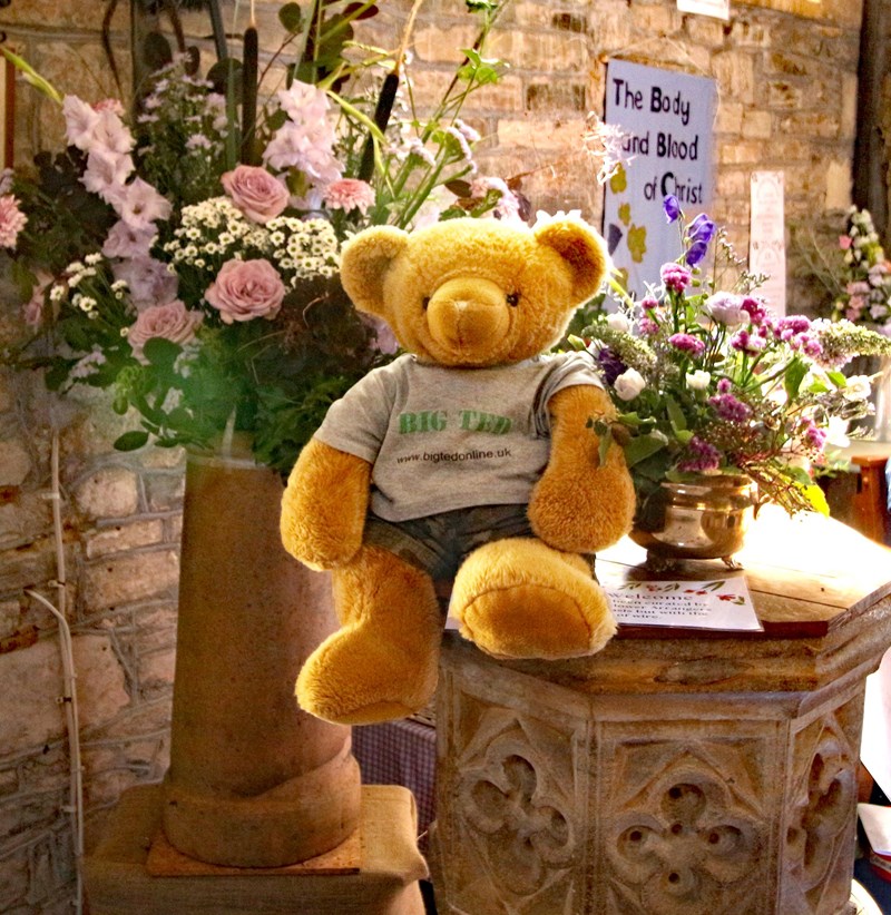 Big Ted on a font