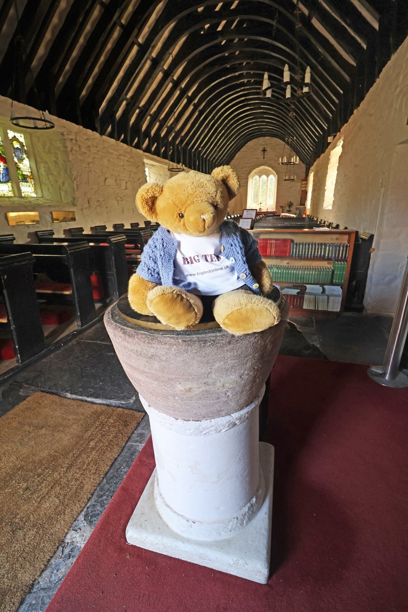 Big Ted on a font