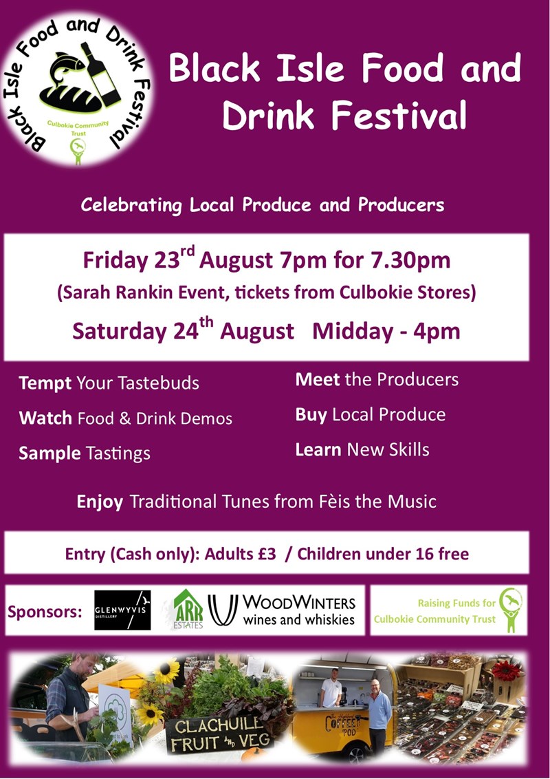 Poster for Black Isle Food and Drink Festival 2024