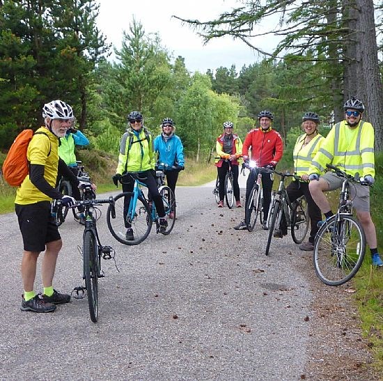 Cycling Club members out on a ride