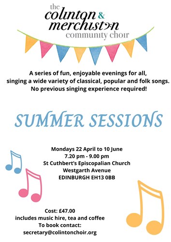 Colinton & Merchiston Community Choir Summer Sessions