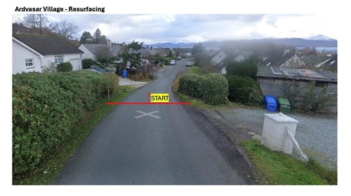 Road closure information Wed-Fri Ardvasar Village.