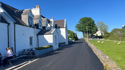 Update on the completion of the road improvements in Ardvasar