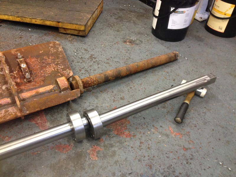 Rudder stock componants manufcatured for a local Fabricator