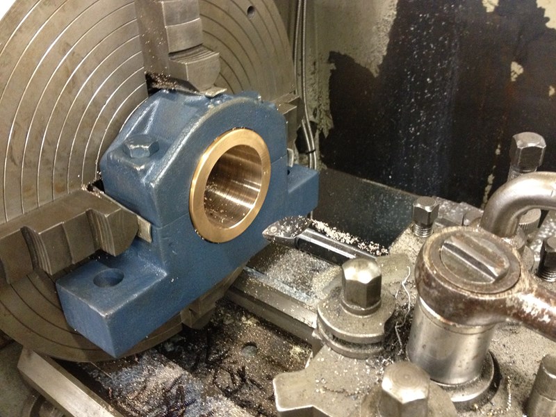 Shaft Intermediate bearing machine to size