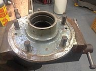 Worn Trailer Hub