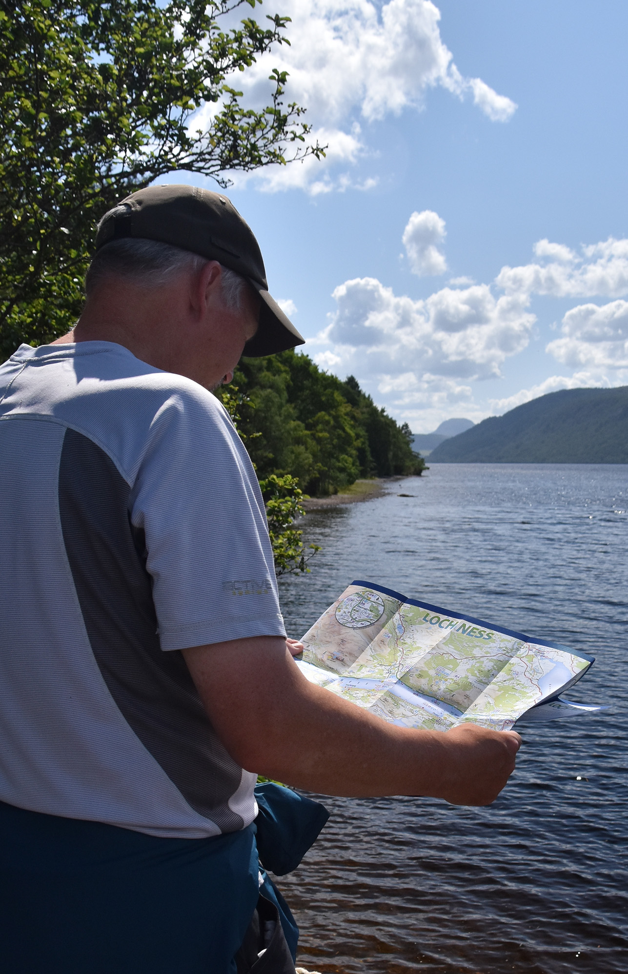 Helen Stirling Maps Explore Loch Ness   Map Down On Loch Ness 