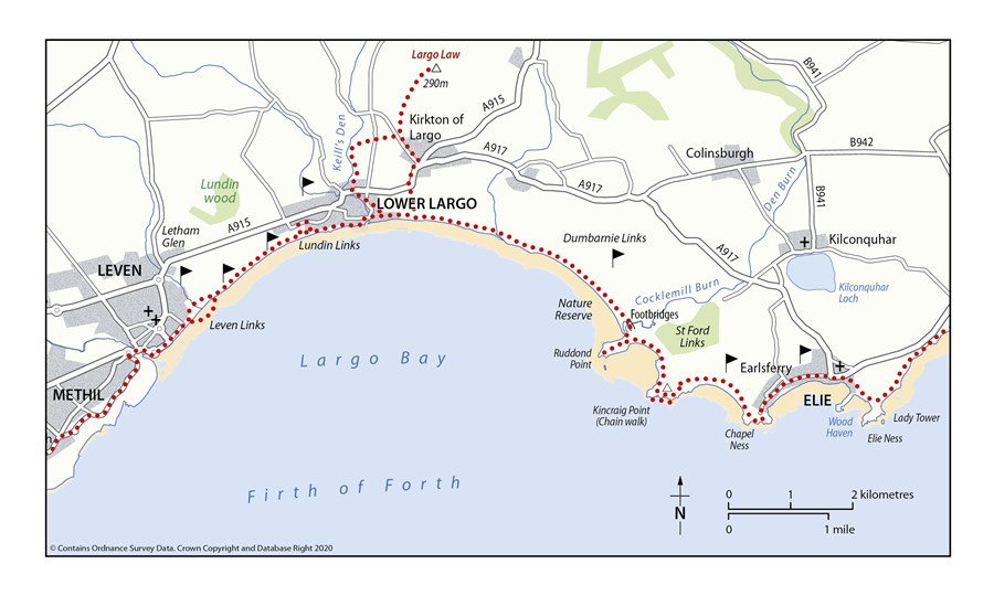 Fife Coastal Path Largo Bay