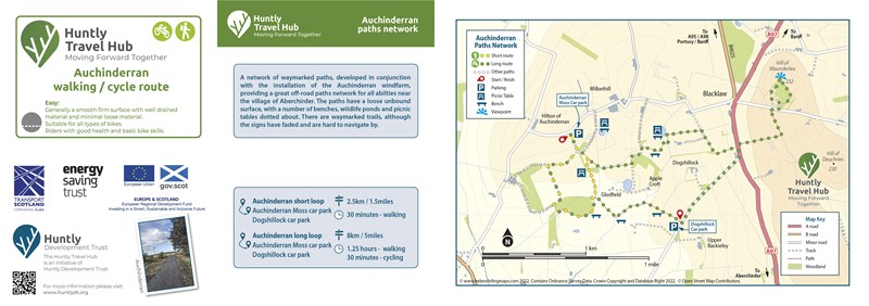 Auchinderran Route Card 01
