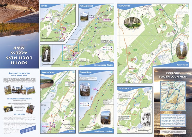 South Loch Ness Access Map 2018