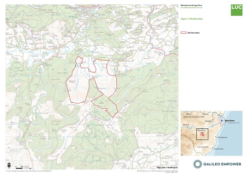 Proposed location of Glenskinnan Renewable Energy Park