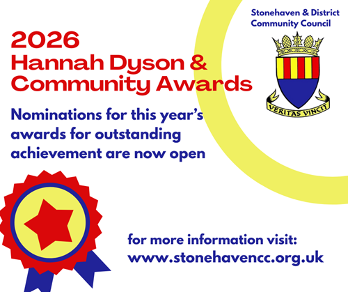 Hannah Dyson & Community Awards - NOW OPEN FOR NOMINATIONS