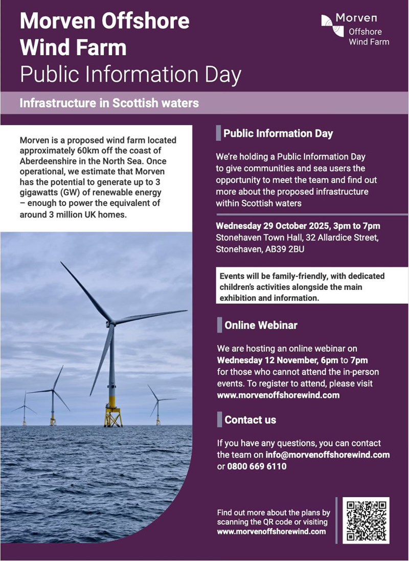 Details of Morven Wind Farm
