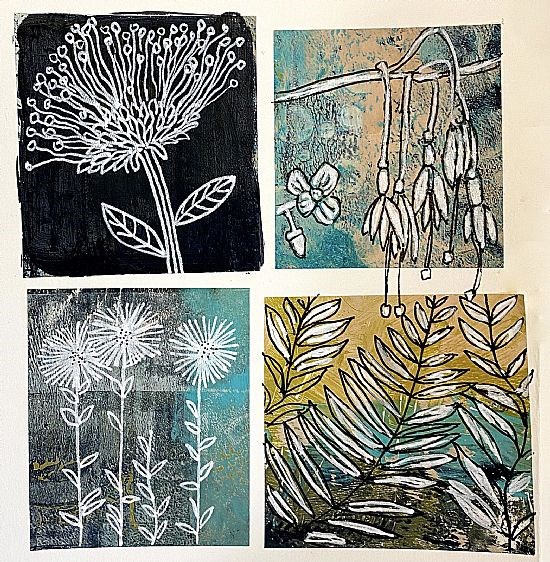 Botanical sketchbook study