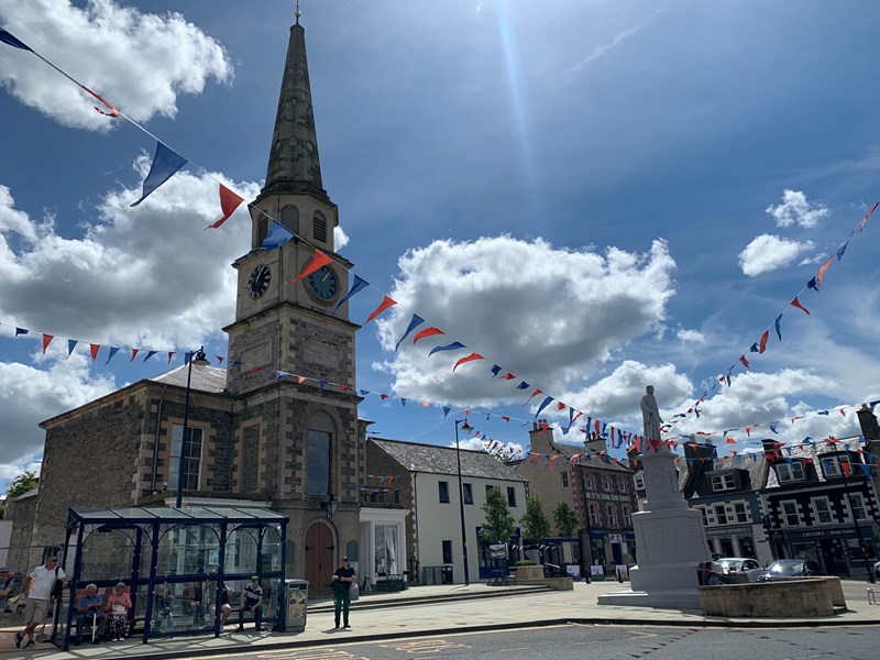 Market Place in the sun