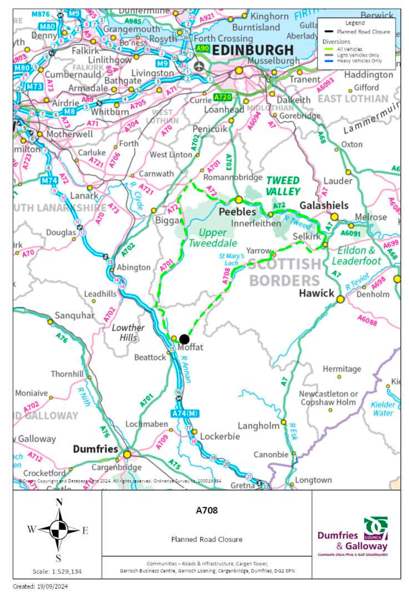 Moffat Rd closed near Moffat weekdays 9am 4pm, 14-25 Oct   see Calendar