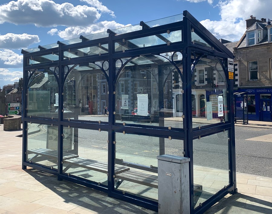 Market Place Bus Shelters painted - See News