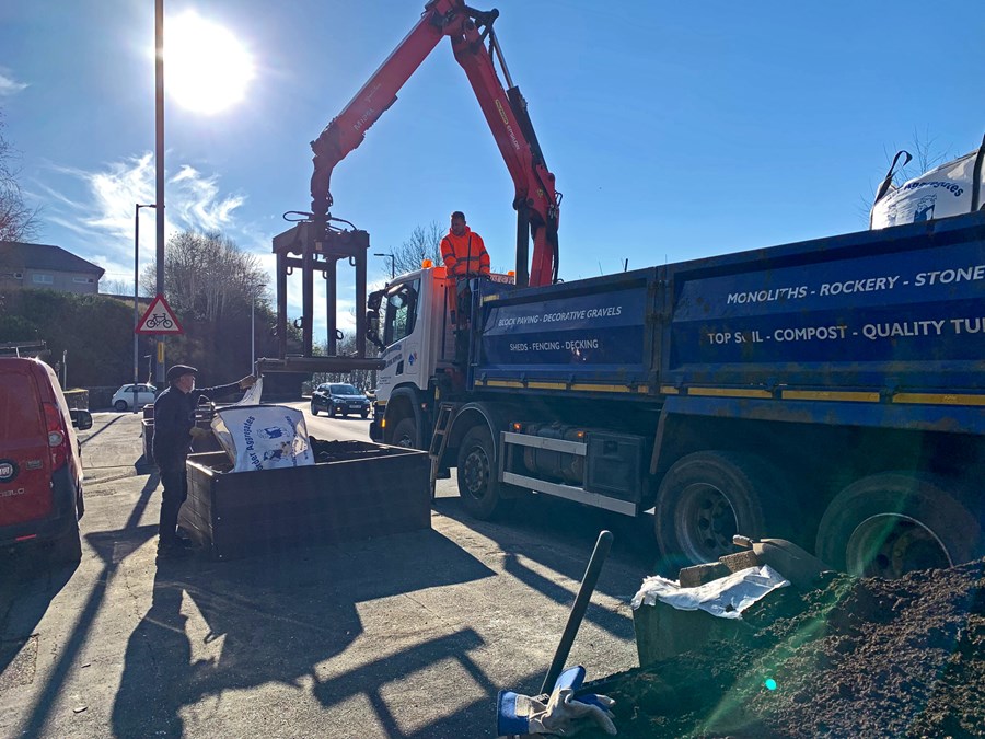 Toll planters prepared for planting