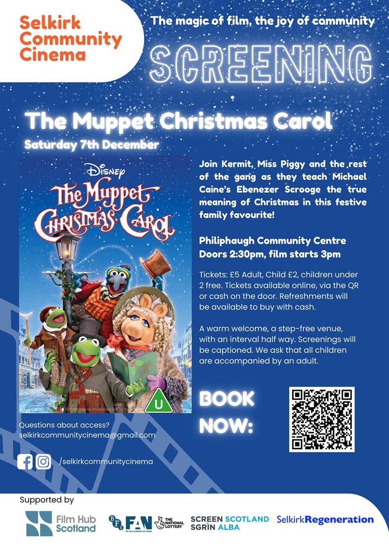 Muppet Christmas Carol Movie, 7 Dec   See Calendar