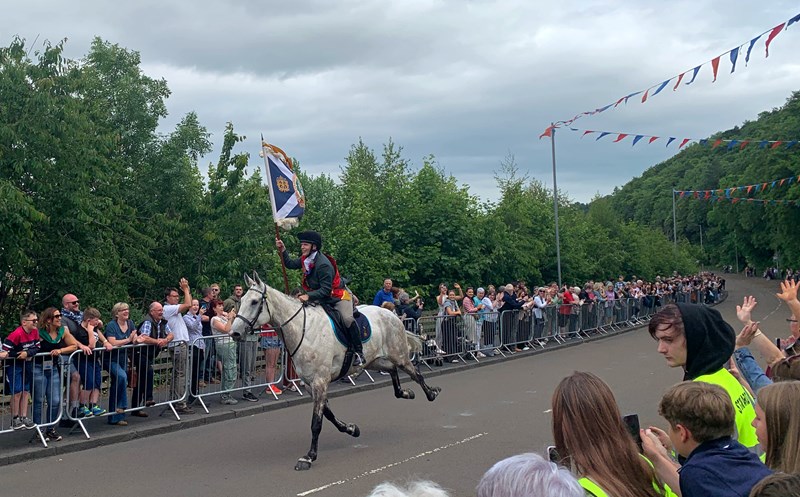 Royal Burgh Standard Bearer 2025 Darren Knox returns to the town  