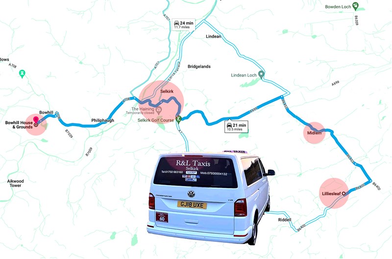 New On Demand TaxiBus Service Connects Lilliesleaf, Midlem, Selkirk & Bowhill See News