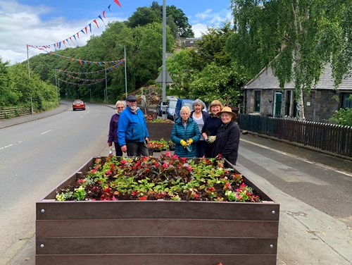 Planters planted