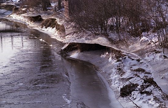 River Ray - Winter 1984/85 Credit: Peter Moore