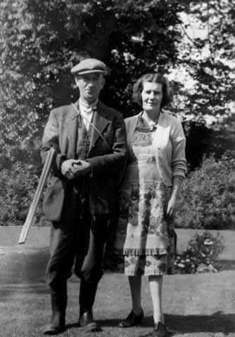 Gamekeeper Jack Cowan and his wife Chrissie