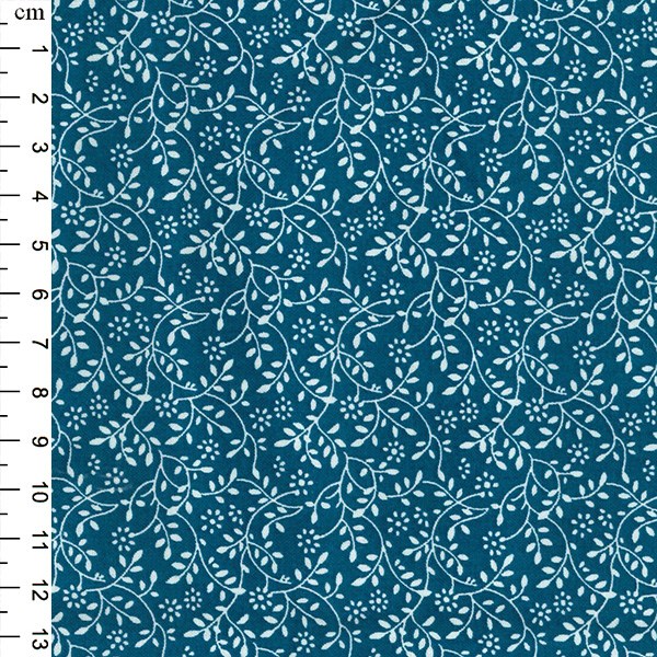 John Louden Floral Vine Teal