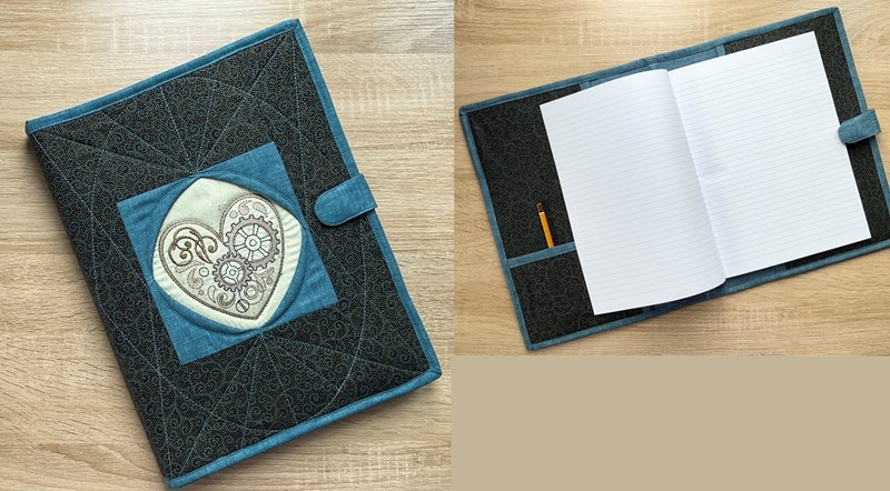 Steampunk Folio Heart