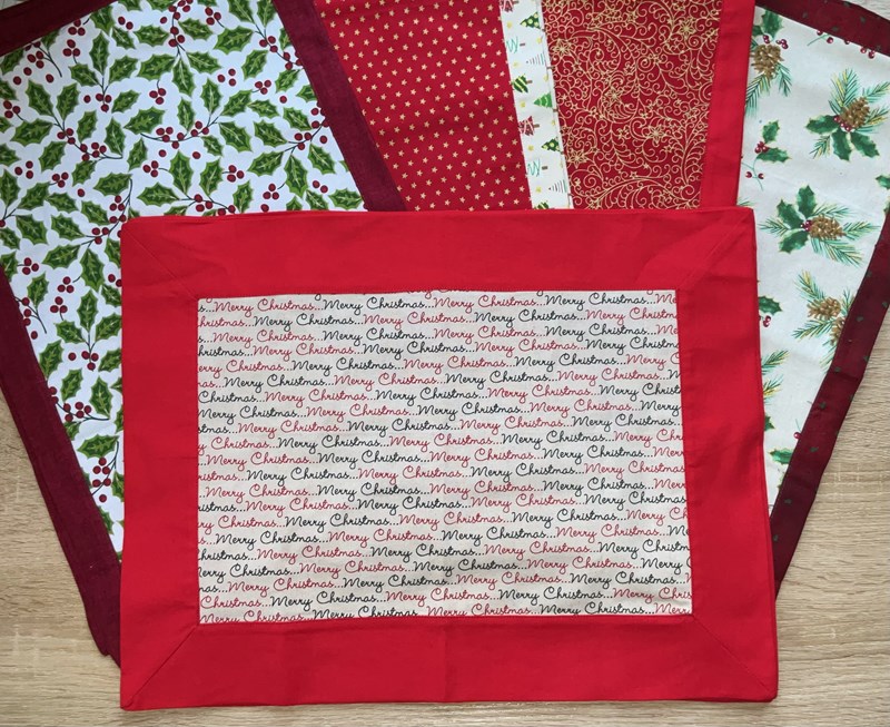 Set of 4 Christmas Placemats