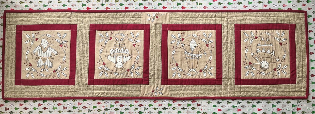 Christmas Snowmen Table runner