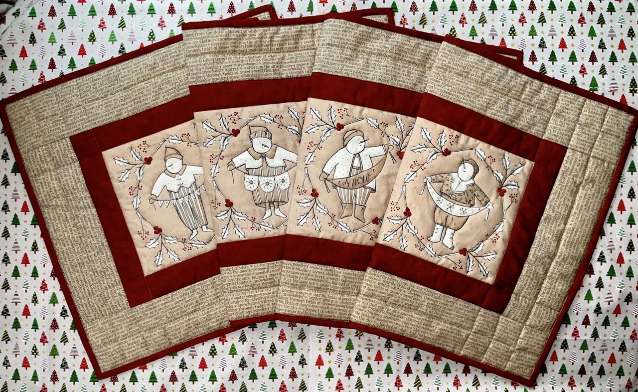 Christmas Snowmen Cushion covers   Set of 4