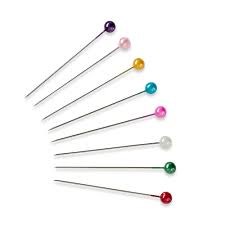 Pearl headed pins 