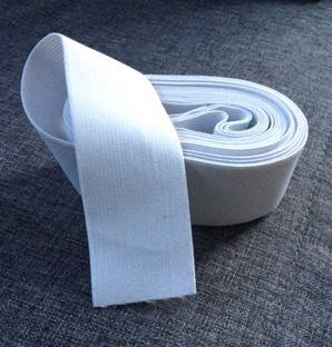 Woven Elastic White