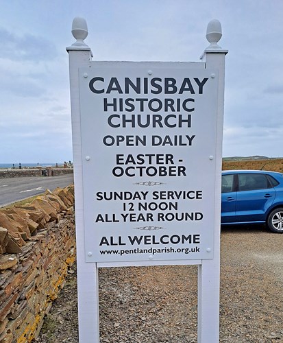 Canisbay Church open daily for summer season